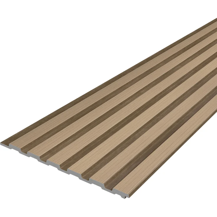 3D-Wandpaneel Borger 15er Set 195x30 cm Eichenoptik hell [NEU. HOLZ] – Bild 5