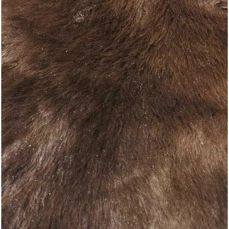 Provellus Fellteppich Naturbrauner Lammfell Teppich – Öko Schaffell Teppich aus echtem Fell, 30 cm eckig – Bild 2