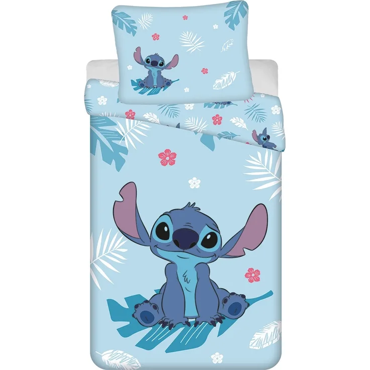 Lilo and Stitch Design Kuschelige Bettwäsche Baumwolle, 140x200 cm & 70x90 cm