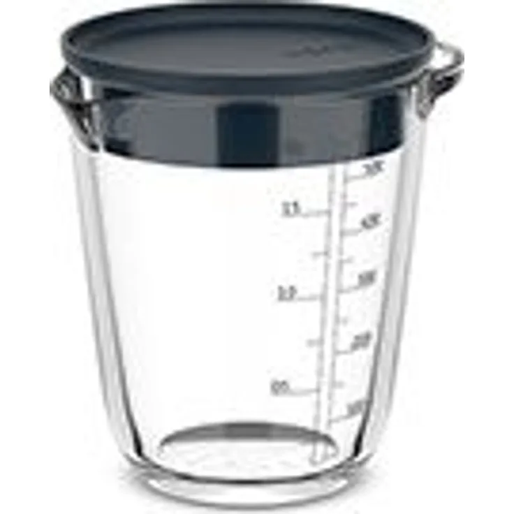 Mepal Glasmessbecher Chef It 500 ml mit Deckel Navy