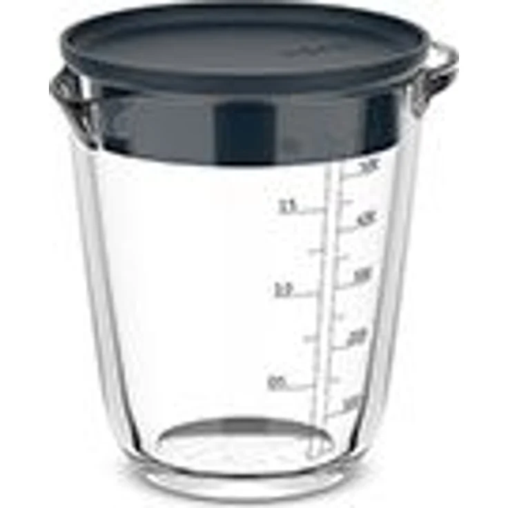 Mepal Glasmessbecher Chef It 500 ml mit Deckel Navy – Bild 1