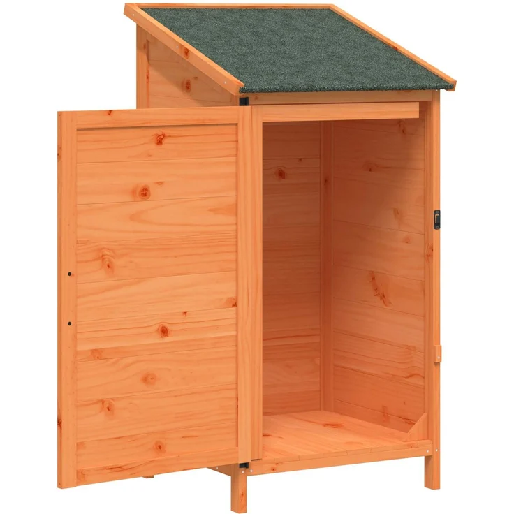 vidaXL Gartenschuppen Braun 59 x 56 x 113,5 cm Massivholz aus Fichte 42033439 – Bild 4