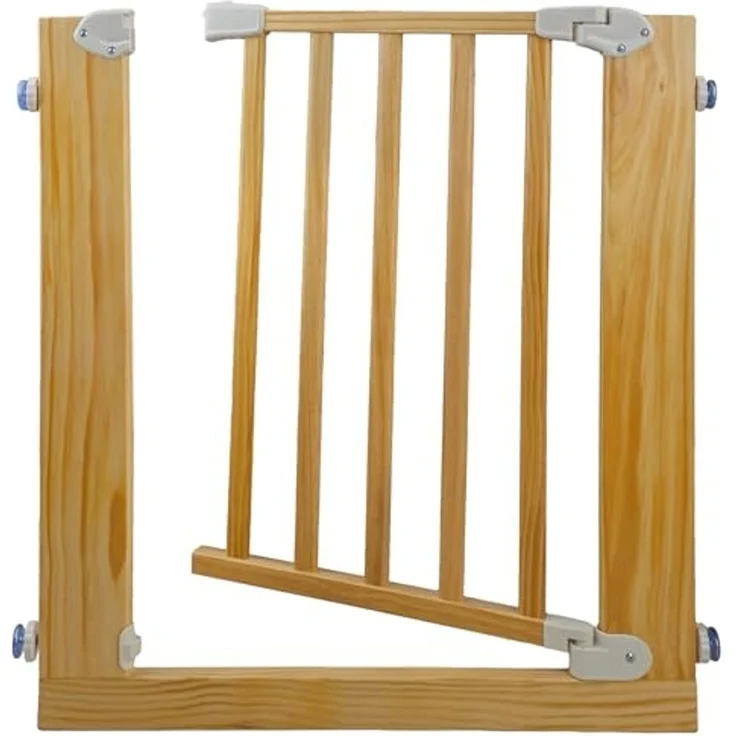 Absperrgitter Treppenschutzgitter Echtholz für 75-85cm Durchgang 77cm Hoch – Bild 4