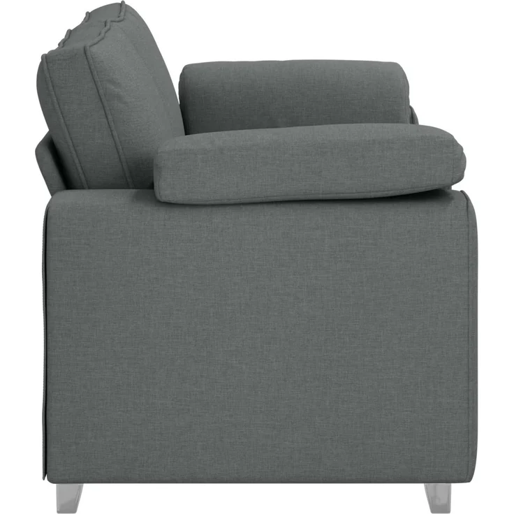 vidaXL Zweisitzer-Sofa Dunkelgrau 180 cm Stoff 4105228 – Bild 3