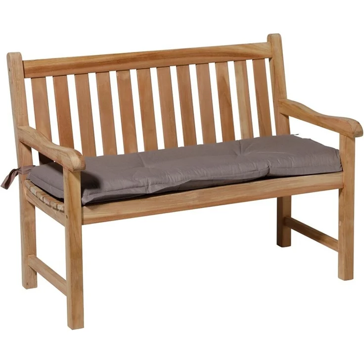 Allibert Basic taupe, Auflage zu Bank 120 cm 50% Baumwolle / 50% Polyester – Bild 3
