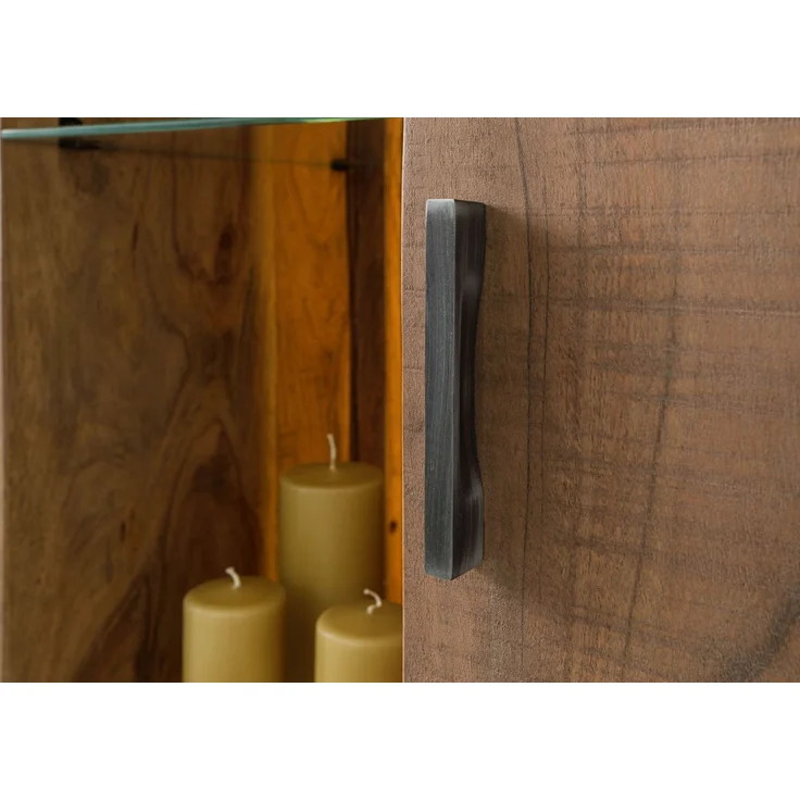 Schrank Akazie 118x40x180 natur lackiert BARK #101 – Bild 4