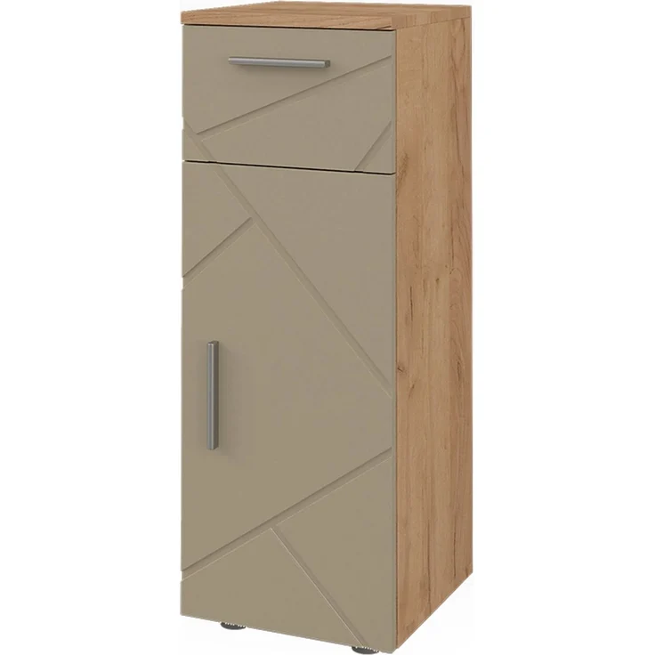 Midischrank Irma Goldkraft Eiche 30 x 81 cm Vicco – Bild 1