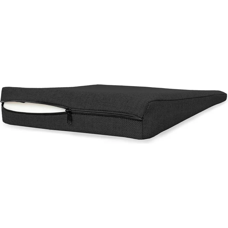 POKAR Keilkissen Stuhl Sitzkeil Ergonomisches Sitzkeilkissen Bürostuhl Kissen Orthopädisch Keilkissen Autositz Schaumstoff, Schwarz, 38 x 38 x 8/2 cm – Bild 5