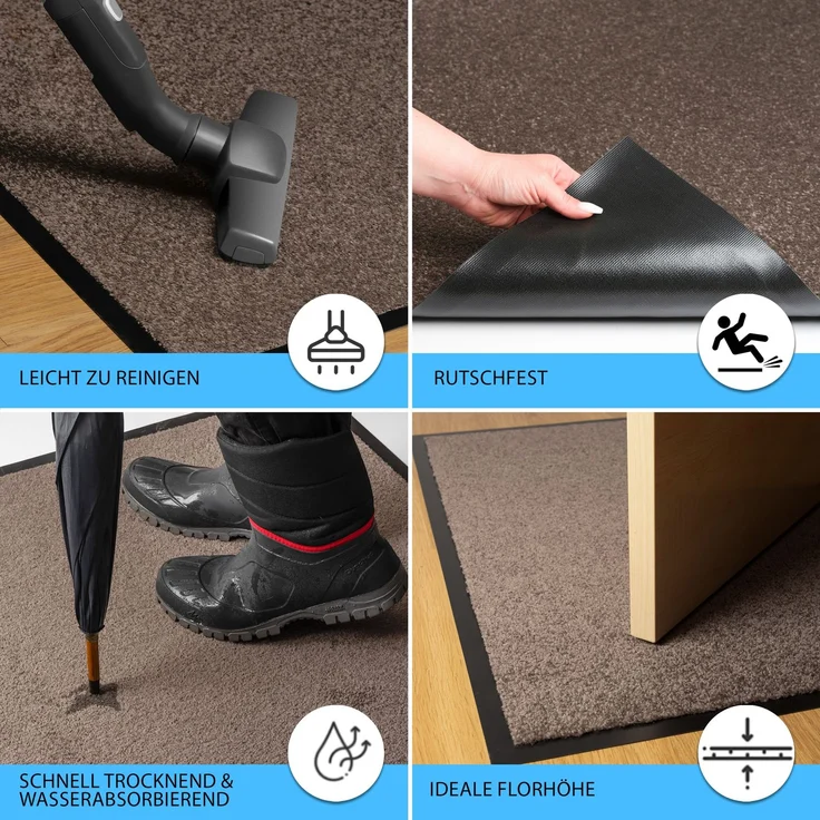 Furni24 Fußmatte - Beige, 60 x 90 cm – Bild 8