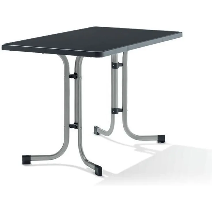Klapptisch >Boulevard< in Schiefer anthrazit, mecalit®-PRO - 115x72x70cm (BxHxT)