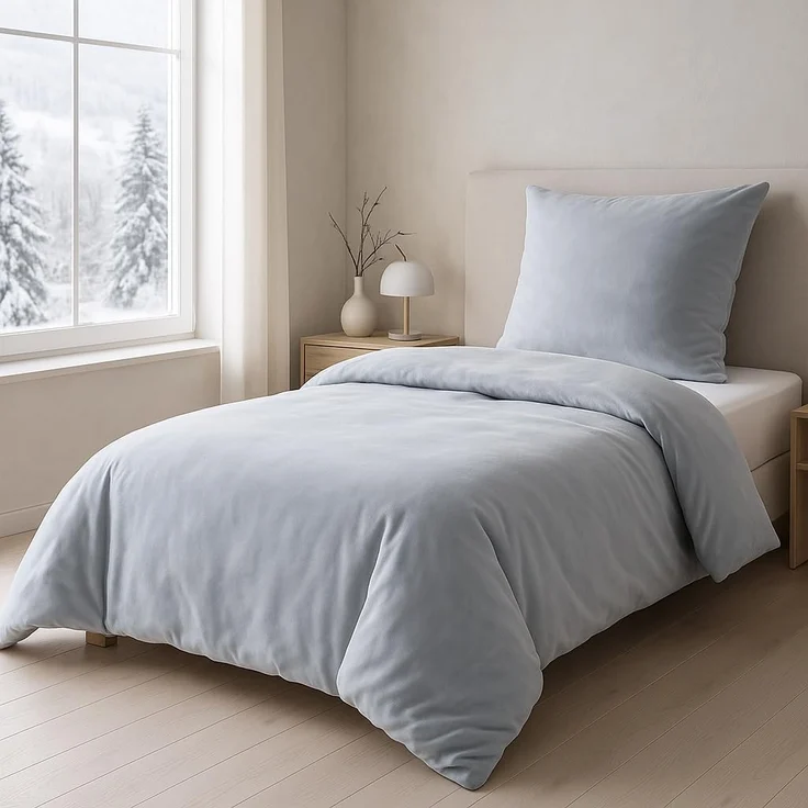 Malika Bettwäsche 135x200 + 80x80 cm Cashmere Touch Bettwäsche, atmungsaktiv, Mikrofaser, 2 teilig, Für Allergiker geeignet, pflegeleicht, angenehm weicher Stoff – Bild 1