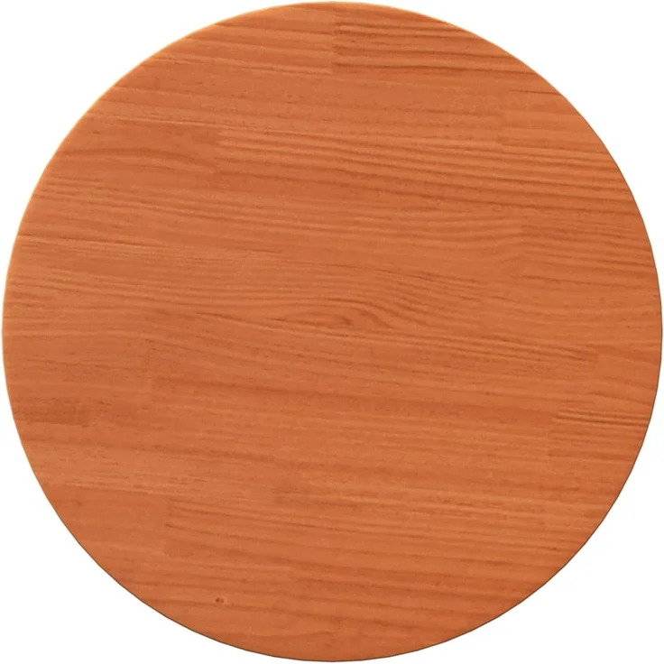 vidaXL Tischplatte Rund Wachsbraun Ø40x2,5 cm Massivholz Kiefer 847125 – Bild 2