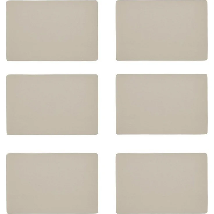 Zeller Present Platzset, (Set, 6-St), Kunstleder, metallic, 30x45 cm – Bild 1