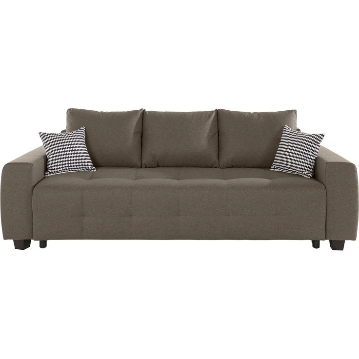 COLLECTION AB Schlafsofa Bella, B: 241 cm, Liegefl. 142x194 cm, mit Bettfunktion, Bettkasten & 2 Zierkissen, Federkern – Bild 1
