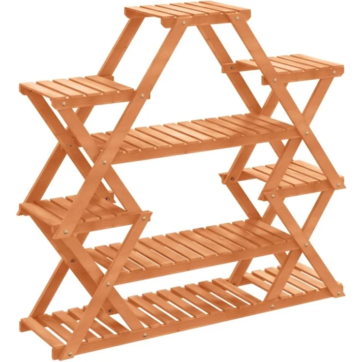 vidaXL Blumenständer 110x25x105 cm Massivholz Tanne 362878 – Bild 8