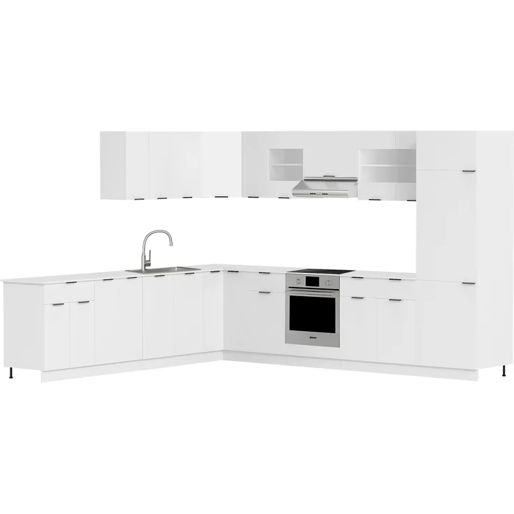 VCM Küchenmöbel Hängeschrank Fasola 919323 Weiß H. 60 x B. 60 x T. 31 cm – Bild 3