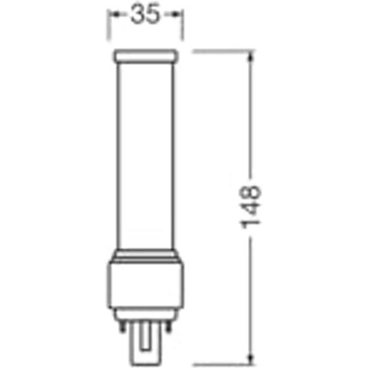 LEDVANCE DULUX LED D EM & AC NETZ V 7W 830 G24D-2 – Bild 6