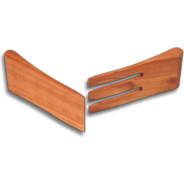 Hofmeister Holzwaren Besteck 2-tlg. Salatbesteck, Löffel und Gabel, aus Kirschholz, geölt L150xB70xH15 mm, 11230