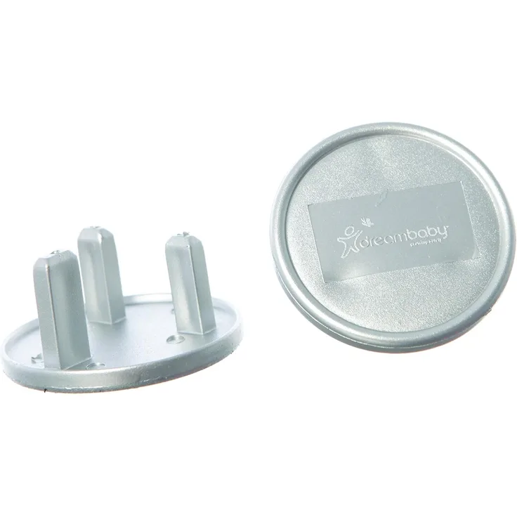 Dreambaby, STIL PACK OF 6 Steckdose COVERS SILBER