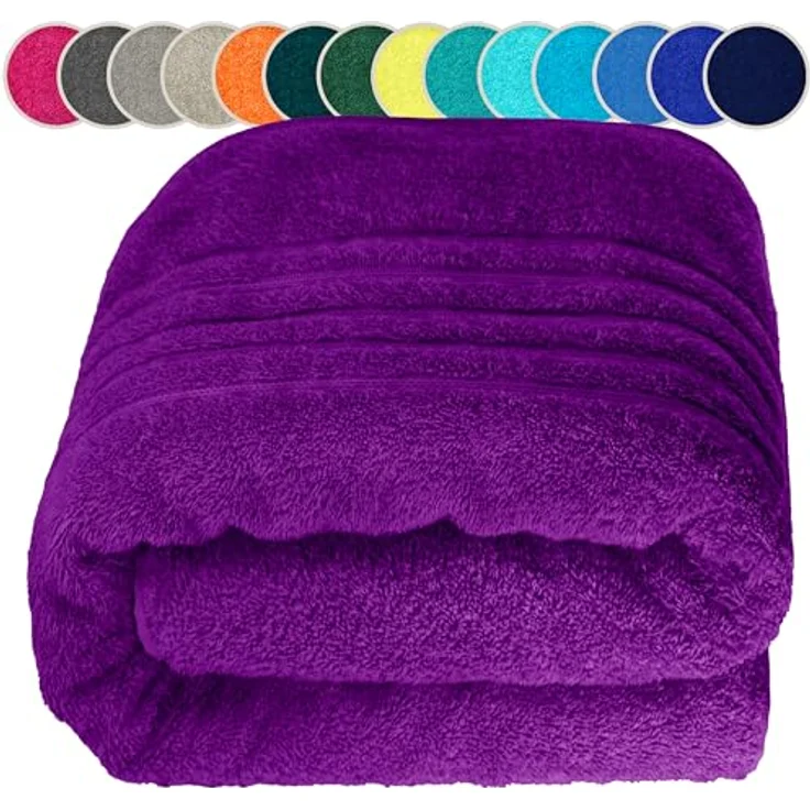 Lashuma Saunatuch XXL Handtuch London, Frottee (1-St), großes Badetuch Damen & Badehandtuch Herren 80x200 - Saunahandtuch – Bild 2