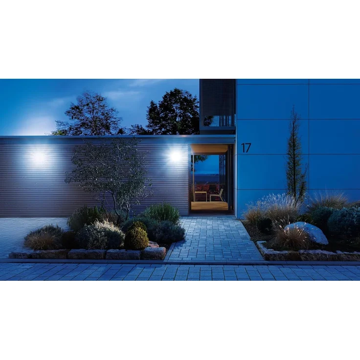 Steinel 'XLED home 2 S' LED-Außenstrahler mit Bewegungsmelder, Kunststoff graphit, 18 x 16,1 x 21,8 cm – Bild 3