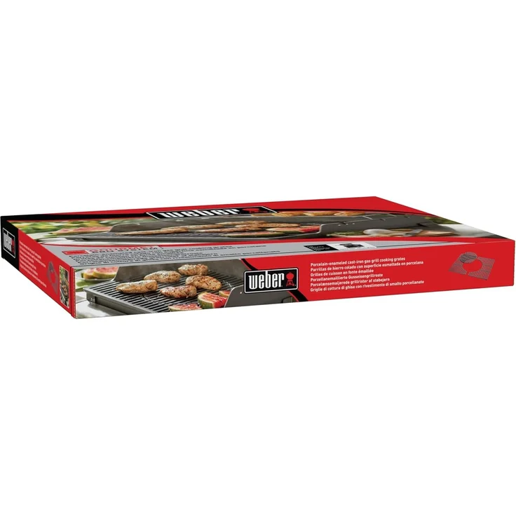Weber Grillroste für Spirit 400 Serie (ab 2025), sowie 300 Serie (vor 2025) / aus Gusseisen, Gourmet BBQ System, für optimale Hitze und Grillstreifen – Schwarz (8847) – Bild 8