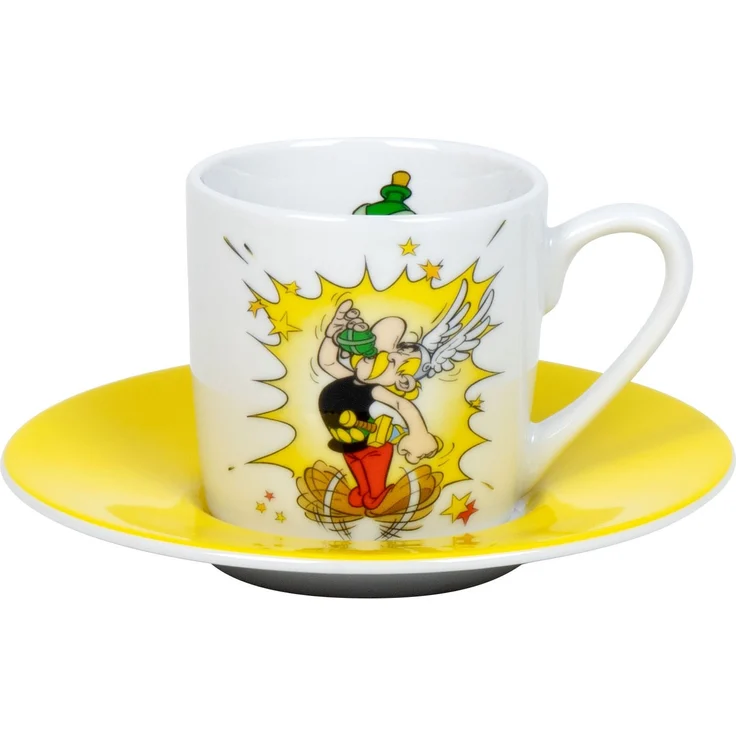 KÖNITZ 1150542383 2er Geschenkset Espressotassen 85 ml - Asterix Zaubertrank – Bild 4