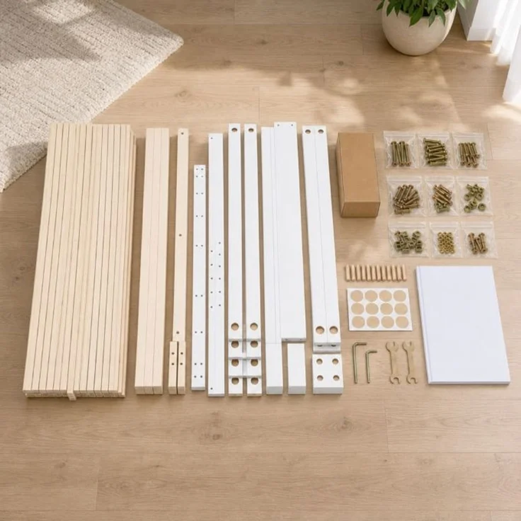 Relaxdays Bett Massivholz 140x200 cm – Bild 8