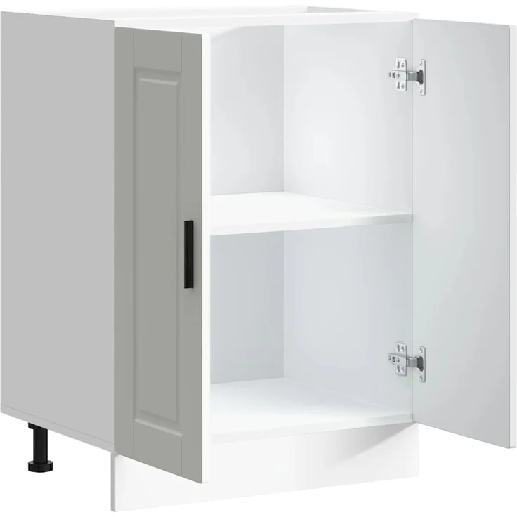 Küchenunterschrank THEO Weiß 60x46x81,5 cm | Küche Unterschrank mit Türen – Bild 6