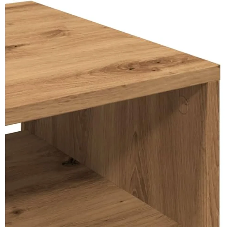 vidaXL Couchtisch Artisan-Eiche 40x40x43 cm Holzwerkstoff 856805 – Bild 7