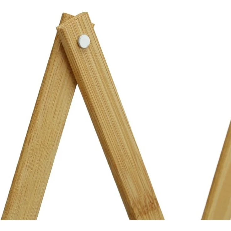 Relaxdays Hundeabsperrgitter, Schutzgitter für Tür & Treppe, Scherengitter ausziehbar bis 116,5 cm, 82,5 cm hoch, Natur – Bild 8