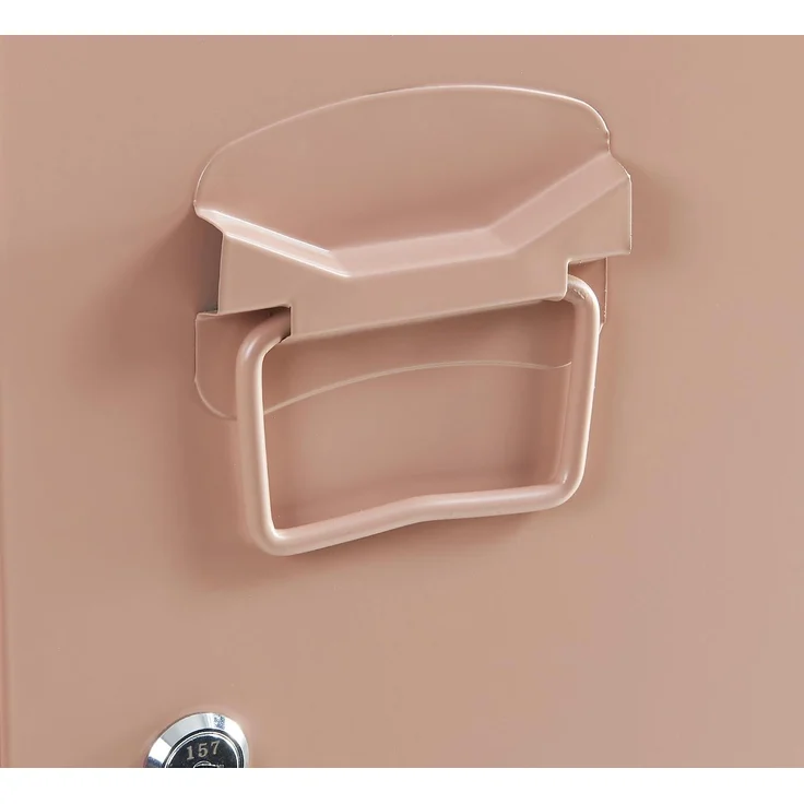 Einzelspind Kurikka 137x38x38 cm Hellbraun [en. casa] – Bild 8
