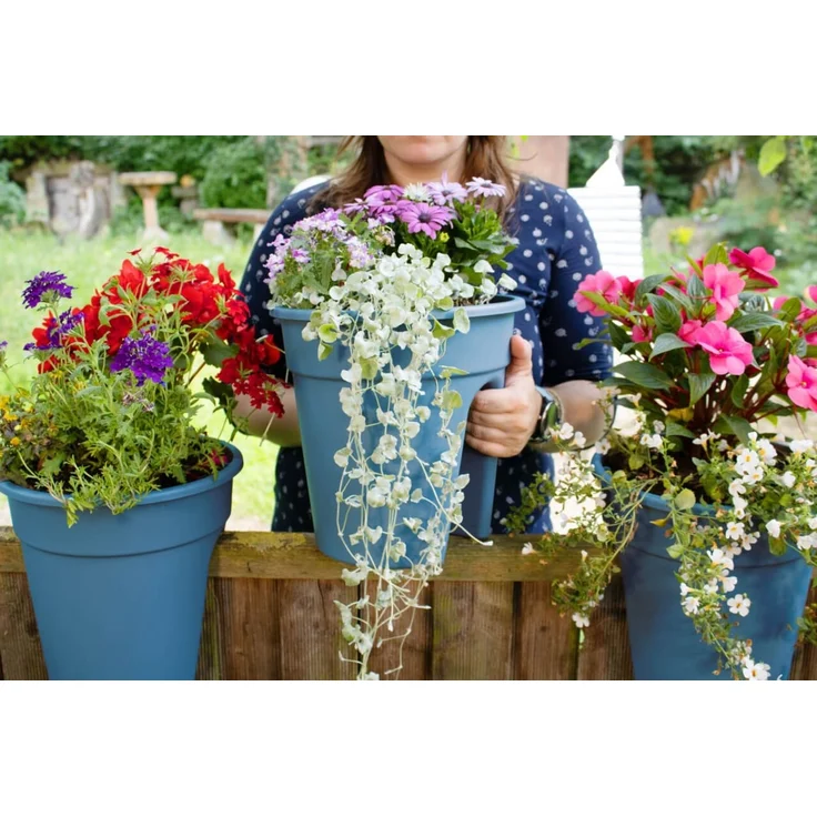 Flowerclip Blumentöpfe, 3er Set, meerblau – Bild 8