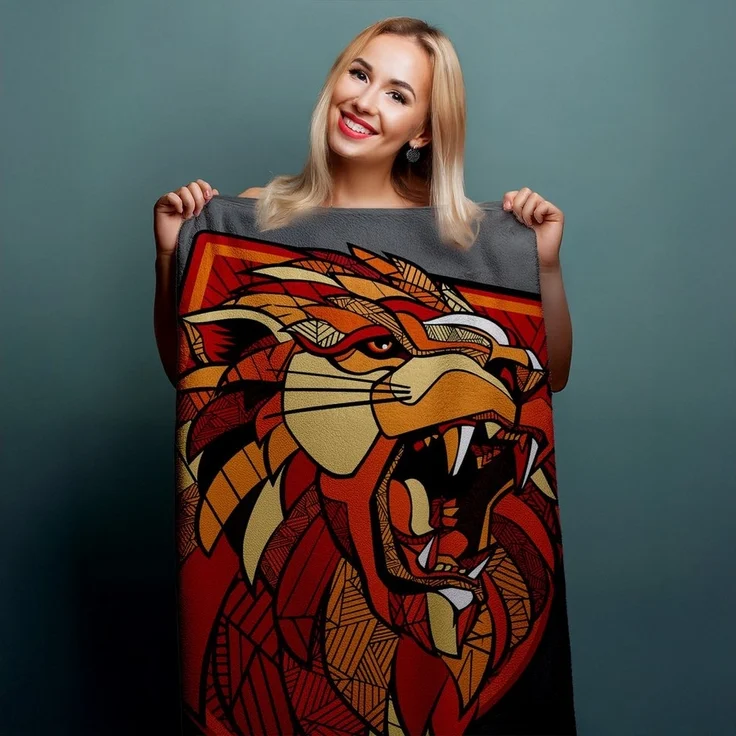 Herding Handtücher Harry Potter Hogwarts Duschtuch Strandtuch Badetuch 70 x 140 cm, (1 Duschtuch, 1-St), Langlebig – Bild 5