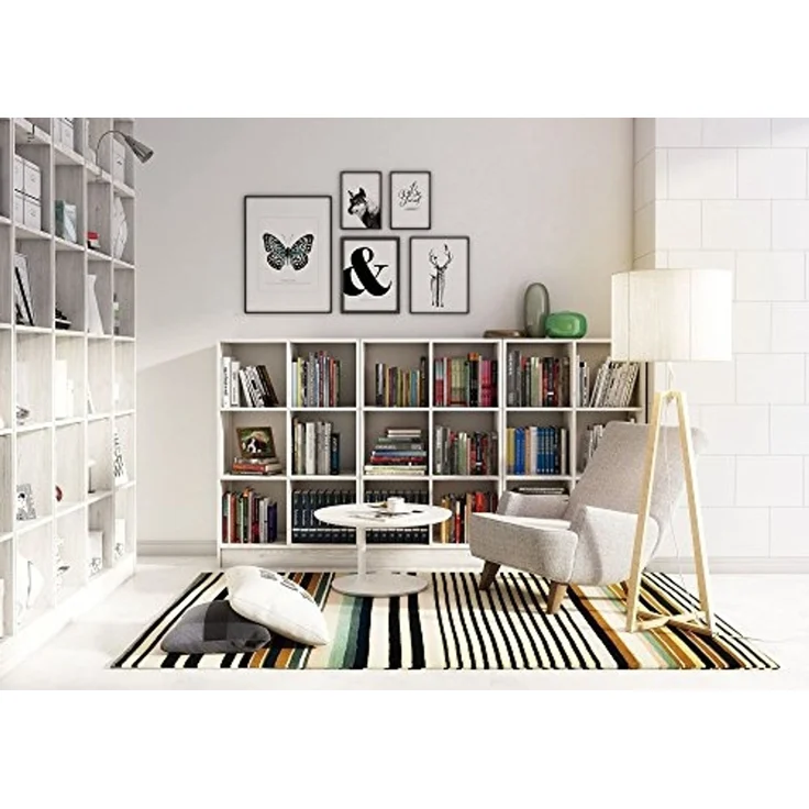 Astigarraga Kit Line Standregal Vollholz-Würfelregal - Dinamic, Bücherregal, Raumteiler, fünf Größen – Bild 6