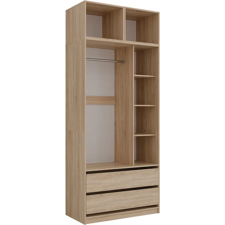 Kleiderschrank Elmo Sonoma 50 x 40 cm 3er Set Vicco – Bild 1