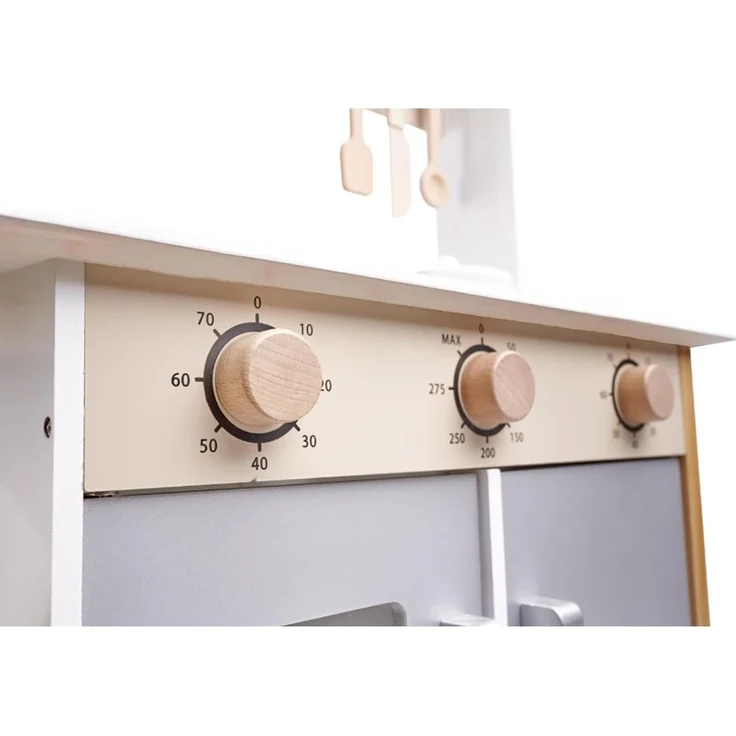 Kinderküche aus Holz, Spielküche aus Holz Spüle, Backofen, (Modell 4) – Bild 5