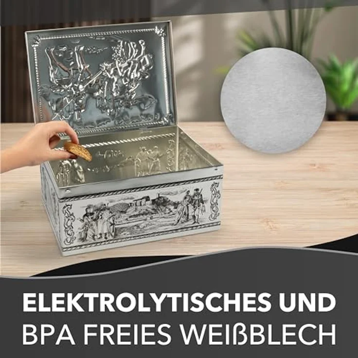 MediMuc Keksdose große Kreuzritter Truhe, Kreuzritter Truhe – Bild 5