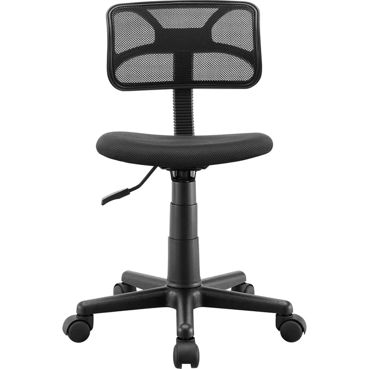 IDIMEX Drehstuhl MILAN, Schreibtischstuhl Kinder mit Stoffbezug, stabiles Fußkreuz grau – Bild 4