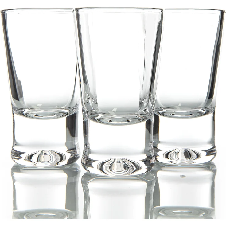 BigDean 6er Set Schnapsgläser 2cl - robuste + hochwertige Shotgläser aus Glas - spülmaschinenfest lebensmittelecht - standfest gegen Umkippen – Bild 1