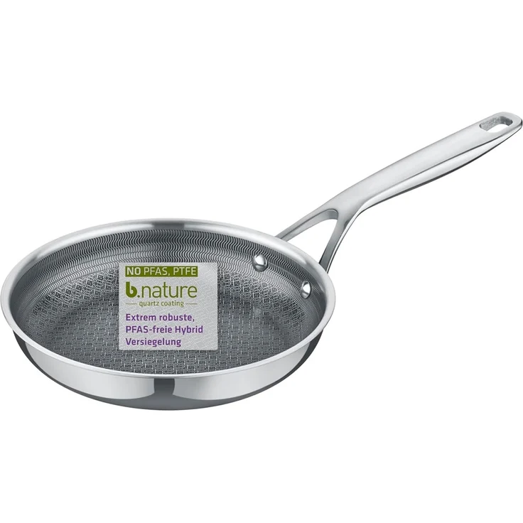 Berndes Bratpfanne 20cm, poliert, induktionsgeeignet - HybridX, 3-Schicht-Material – Bild 1
