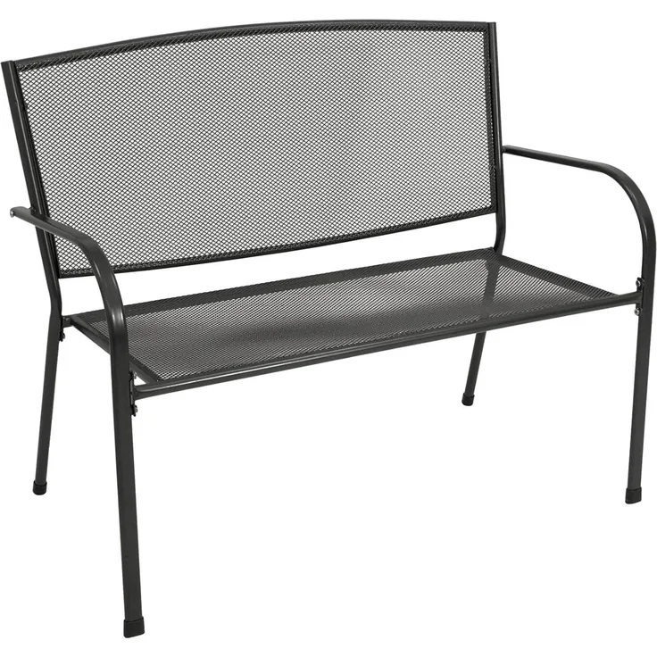 Bank CLASSIC 2-sitzer, Streckmetall anthrazit