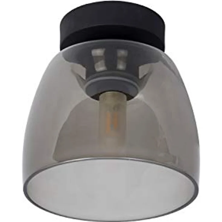Lucide TYLER Deckenleuchte Badezimmer, Ø 16,1 cm, 1xG9, IP44, Schwarz, dimmbar, Glas – Bild 2