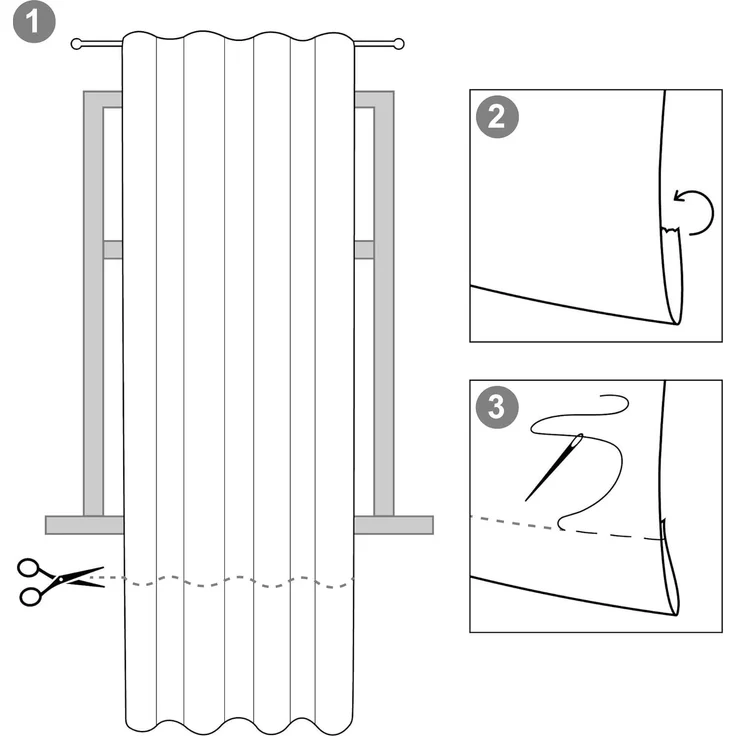 Beautissu Vorhang Amelie Nora, 2er Set Kräuselband Verdunkelungsvorhang 140x245cm – Bild 8