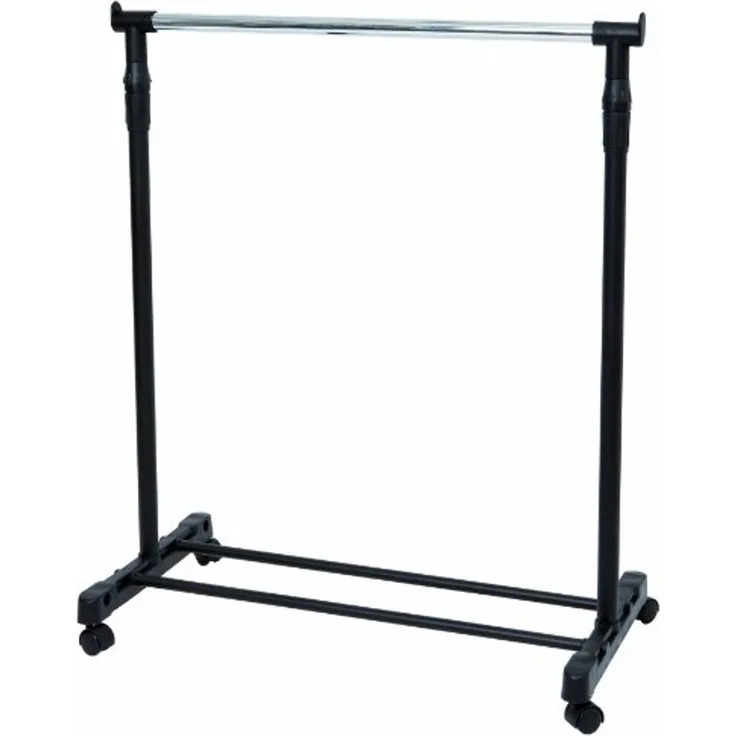 Alba Reihengarderobe Jack BxHxT 82x160-180x42cm mobil mit 4 Rollen sch