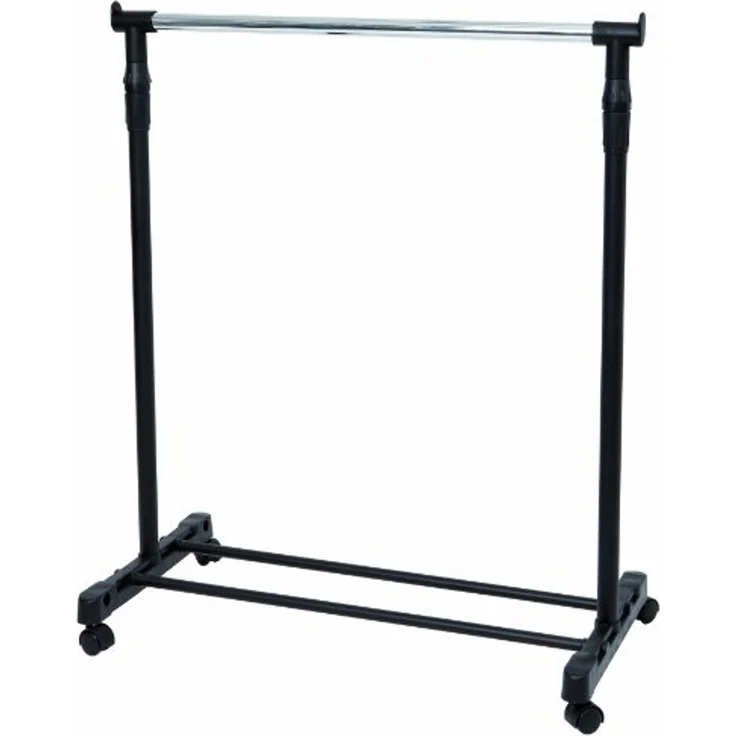 Alba Reihengarderobe Jack BxHxT 82x160-180x42cm mobil mit 4 Rollen sch – Bild 1
