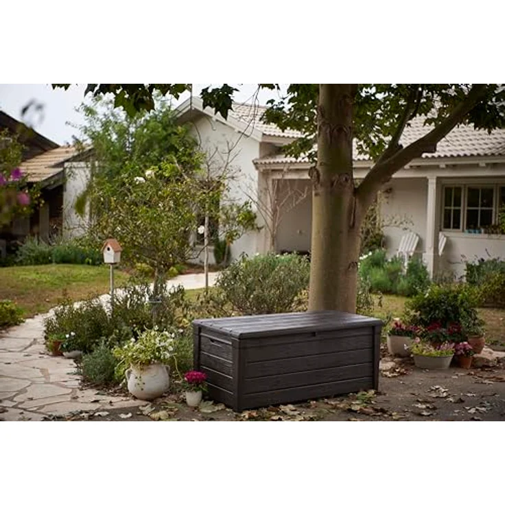 KETER Auflagenbox für Gartenauflagen & Outdoorkissen braun – Bild 5