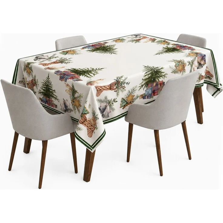 Hermia Concept 'Xmas 22 - Small' Tischdecke, Mehrfarbig, 100 x 160 cm – Bild 2