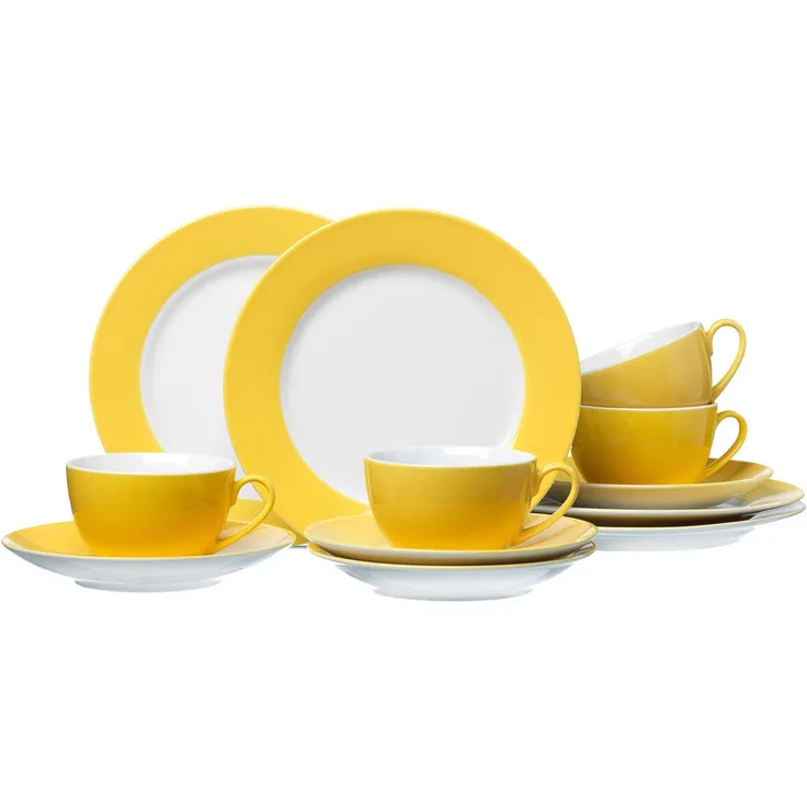Ritzenhoff & Breker DOPPIO Kaffeeservice 12-teilig Gelb