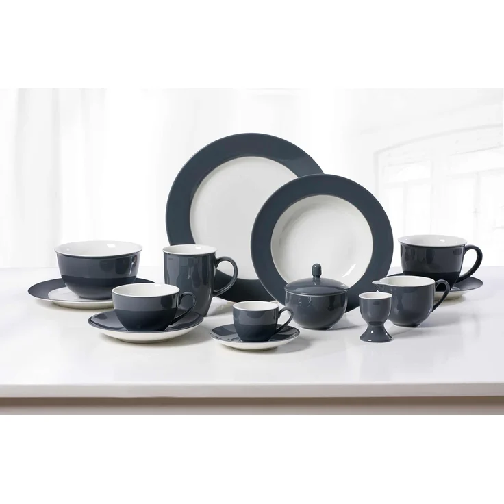 Ritzenhoff & Breker DOPPIO Espressotasse 80 ml anthrazit 6er Set – Bild 4